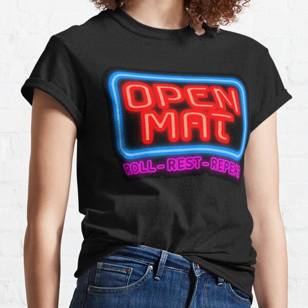 Open Mat 2 - Jiu Jitsu rolls - roll, rest, repeat Classic T-Shirt