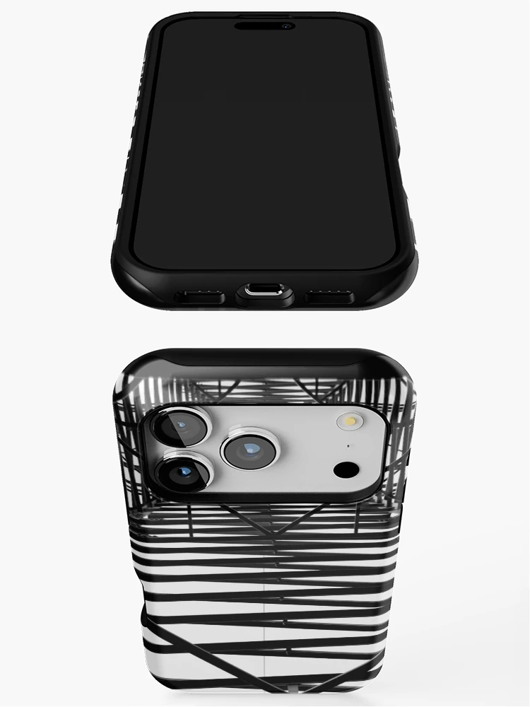 Thumbnail 3 of 4, iPhone Case, Abstract Steel designed and sold by javaoverride.