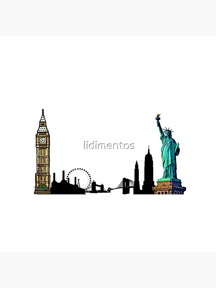 Thumbnail 4 of 4, Clock, London & New York City designed and sold by lidimentos.