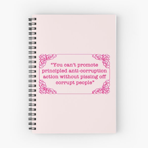 Item preview, Kent Corruption Quote (fuschia text) designed and sold by Thelittlelord.