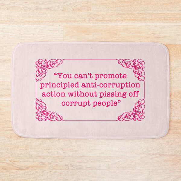 Item preview, Kent Corruption Quote (fuschia text) designed and sold by Thelittlelord.
