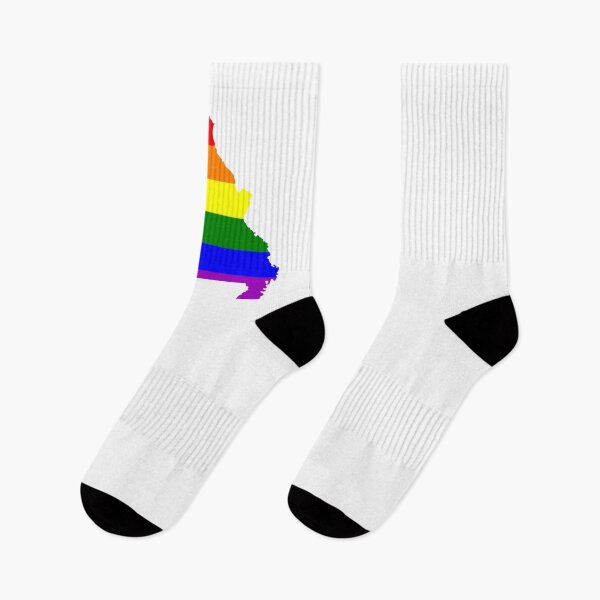 Item preview, Gay Pride LGBT Love Rainbow T Shirt - Missouri Rainbow Flag designed and sold by SolarFlair Designs.