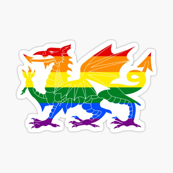 Buy Ddraig Goch Trans Flag, Wales Pride Design