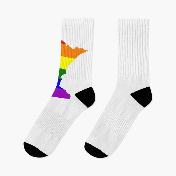 Item preview, Gay Pride LGBT Love Rainbow T Shirt - Minnesota Rainbow Flag designed and sold by SolarFlair Designs.