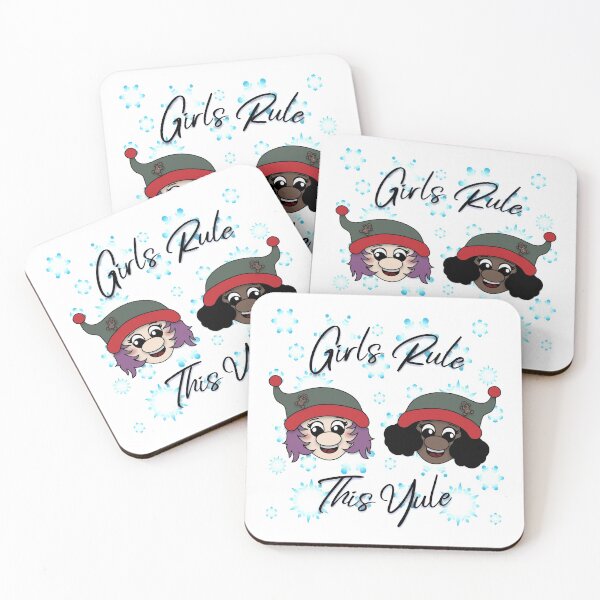 Item preview, Girls Rule This Yule Feminism Feminist Christmas Holiday designed and sold by DesignsofWhimsy.