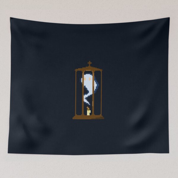 Item preview, Cute pixel ghost in a cage designed and sold by Sean Haynes.