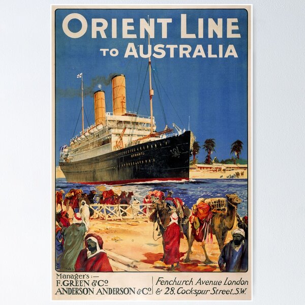 Item preview, Orient Line to Australia 1909-1916 designed and sold by anmm.