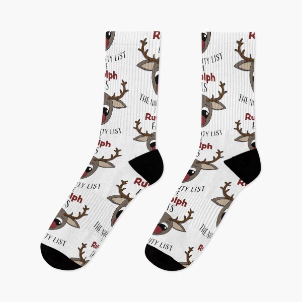 Item preview, I Hope Rudolph Eats The Naughty List Reindeer Christmas Holiday designed and sold by DesignsofWhimsy.
