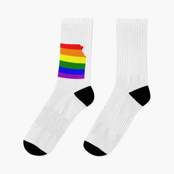 Item preview, Gay Pride LGBT Love Rainbow T Shirt - Kansas Rainbow Flag designed and sold by SolarFlair Designs.