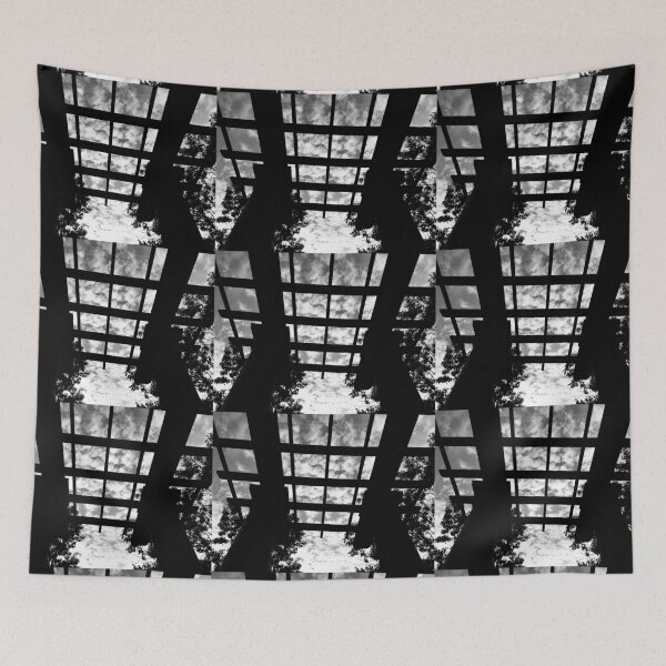 Item preview, Black and White Photo of Sky Through an Arch designed and sold by Stephanie Janae Schork.
