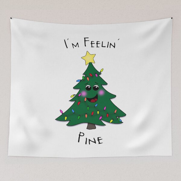 Item preview, I'm Feelin' Pine Tree Lights Christmas Holiday designed and sold by DesignsofWhimsy.
