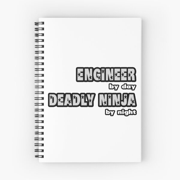 Item preview, Engineer By Day, Deadly Ninja By Night designed and sold by TKUP22.