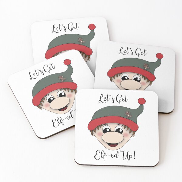 Item preview, Let's Get Elf-ed Up Santa's Elf Boy Christmas Holiday designed and sold by DesignsofWhimsy.