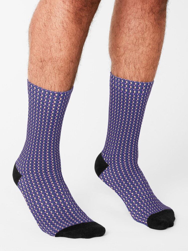 Alternate view of My Mug on Your Mug - Vintage Motor Garage Socks