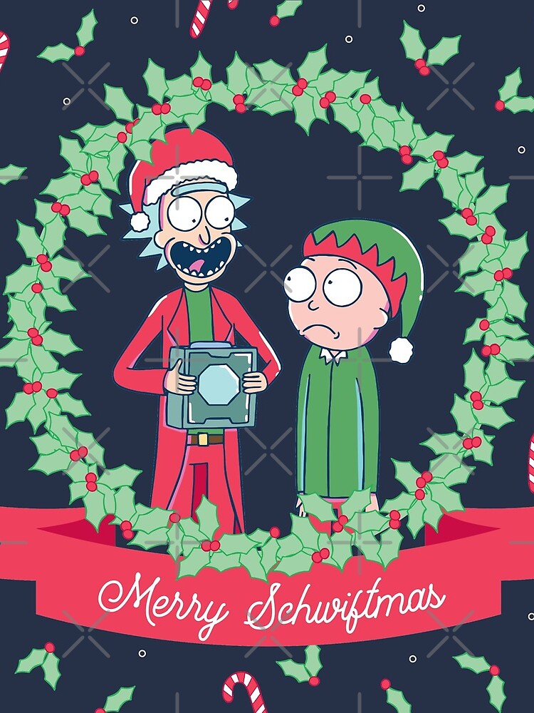 Merry Schwiftmas (Rick & Morty) by castl3t0ndesign