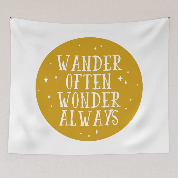 Item preview, Wander Often Wonder Always designed and sold by enchantedshoppe.