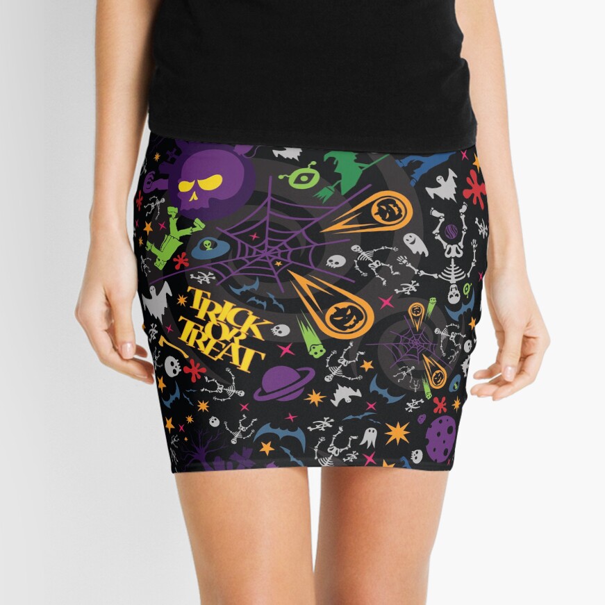 Space is the Place for Halloween Mini Skirt