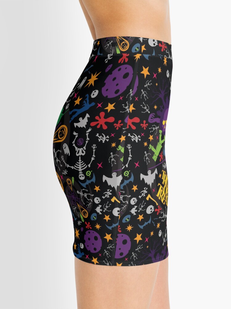 Alternate view of Space is the Place for Halloween Mini Skirt