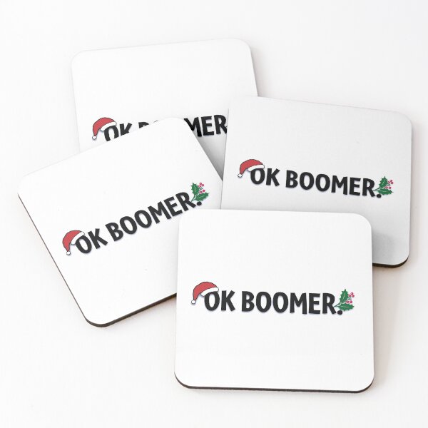 Item preview, Ok Boomer Millennial Gen Z Meme Christmas Holiday designed and sold by DesignsofWhimsy.