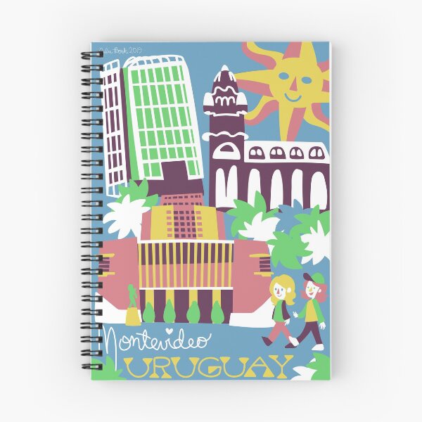 Item preview, Cartel de viaje de arquitectura de Montevideo designed and sold by bonkish.