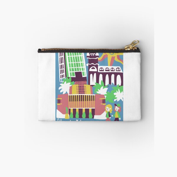 Item preview, Montevideo Architecture Travel Poster designed and sold by bonkish.