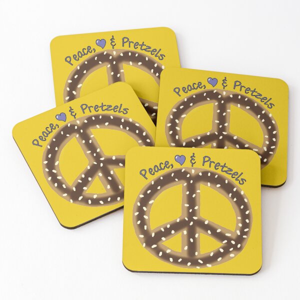 Item preview, Peace, Love & Pretzels designed and sold by draftinglizard.