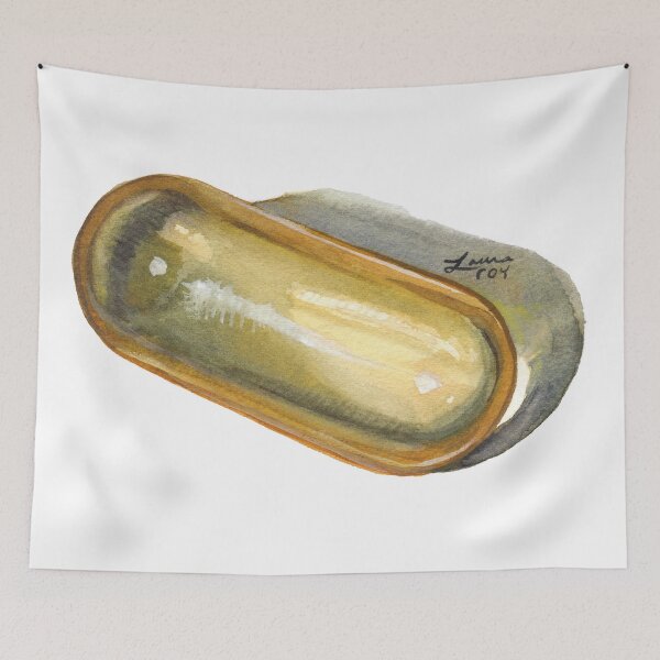 Item preview, Soft Gel Capsule Pill designed and sold by Laura Roy.