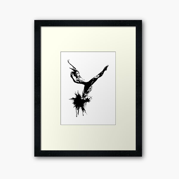 Vista previa del artículo con la obra «Bailarina de arte, jazz, bailarina de ballet», diseñado y vendido por Elenia Design.
