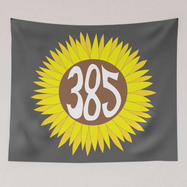 Item preview, Hand Drawn Utah Sunflower 385 Area Code designed and sold by itsrturn.