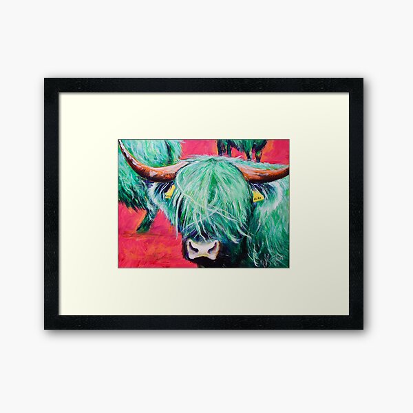 The Green Coo Framed Art Print