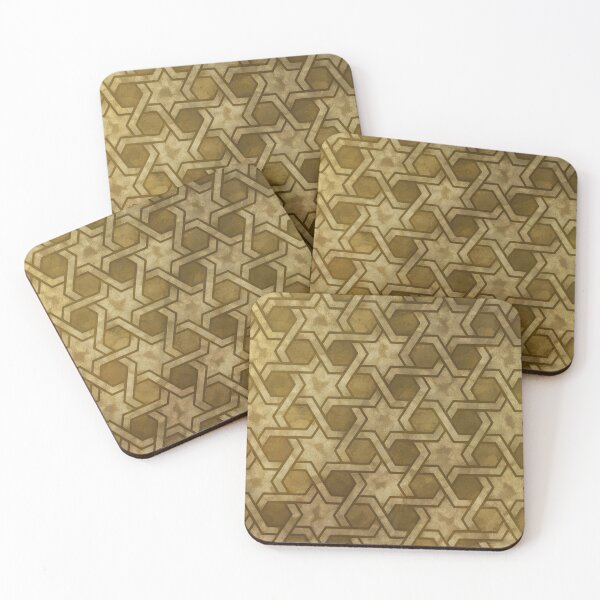 Item preview, Gold and Yellow Star Pattern designed and sold by Espinoza Creative.