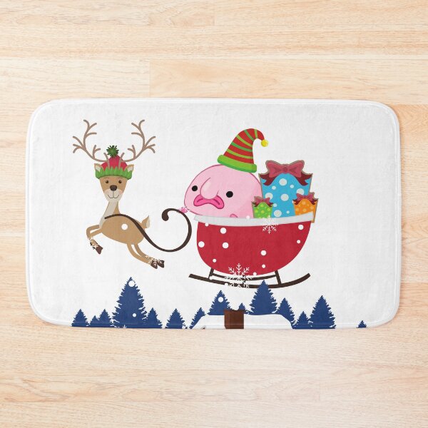 Item preview, Blobfish Christmas scene designed and sold by Awesomefamily.