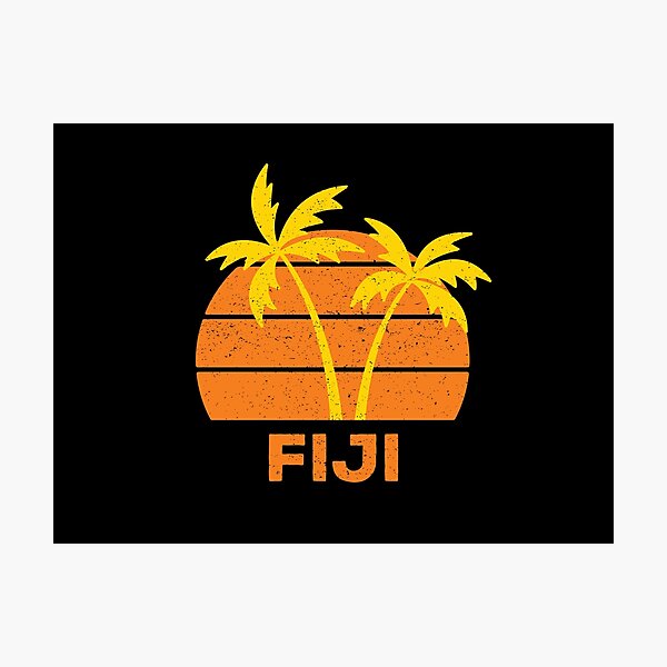 Item preview, Fiji Retro designed and sold by teesaurus.