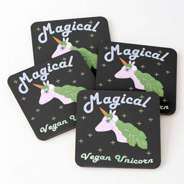 Item preview, Magical Vegan Unicorn designed and sold by veryveganval.