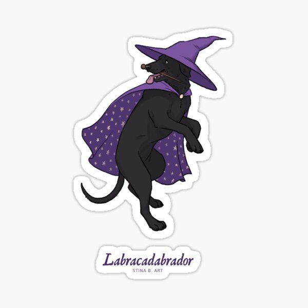 Labracadabrador Sticker