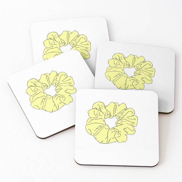 Item preview, Yellow Scrunchie Vsco Girl Sticker designed and sold by laurencude.