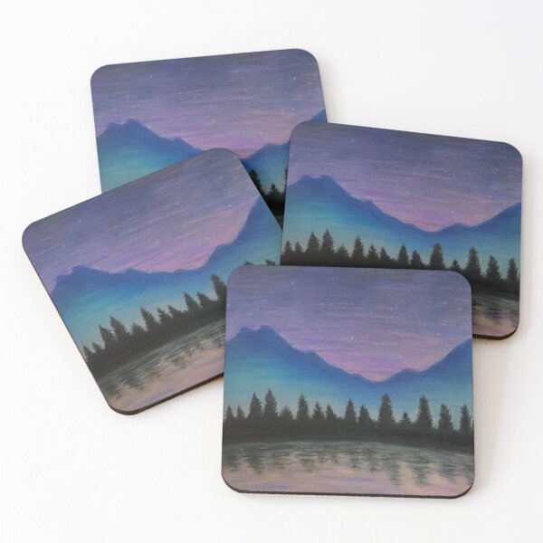 Item preview, Nighttime Mountains designed and sold by Emmy Cohen.