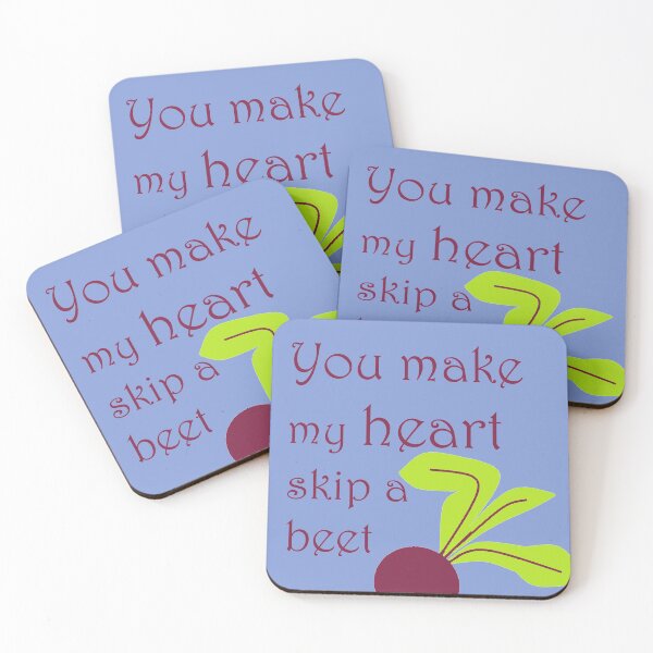 Item preview, You Make My Heart Skip a Beet designed and sold by veryveganval.