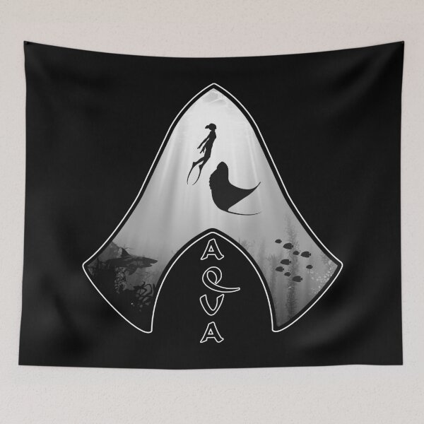 Item preview, Manta rays and free divers designed and sold by NicGrayGraphic.
