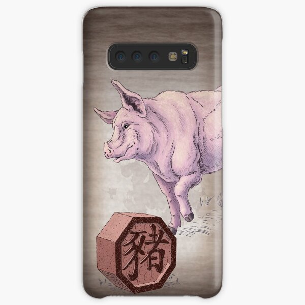 Year of the Pig Card Samsung Galaxy Snap Case
