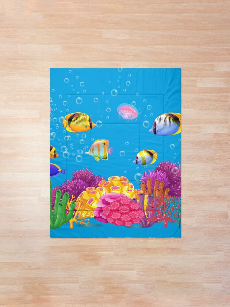 Colorful Tropical Fish On A Coral Reef Marine Life Beautiful