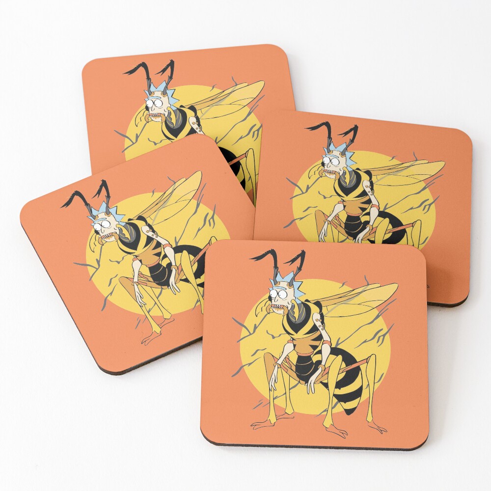 Wasp Rick (Rick & Morty) Coasters (Set of 4)