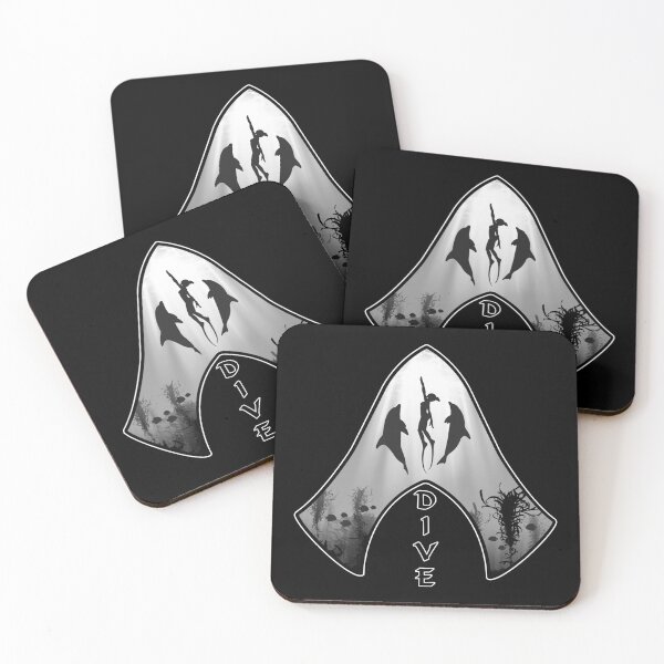 Item preview, Freediving Megalodon shark tooth  designed and sold by NicGrayGraphic.