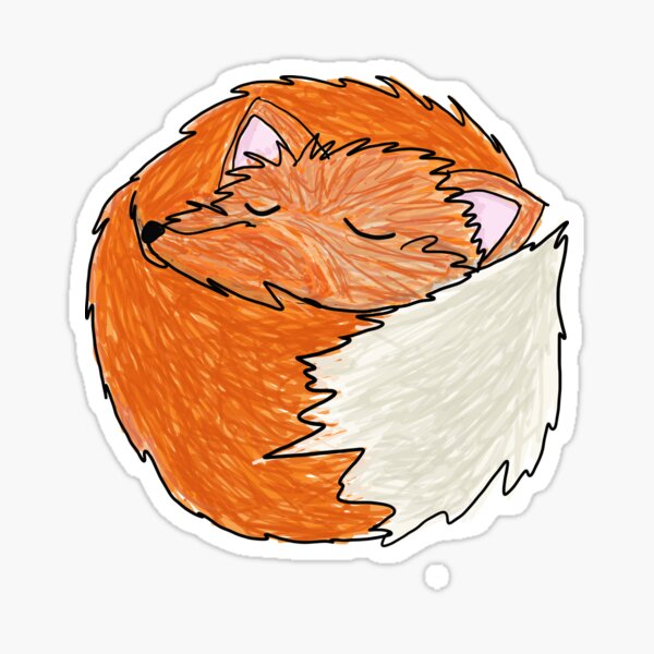 Item preview, Sleepy Fox designed and sold by hinklepup.