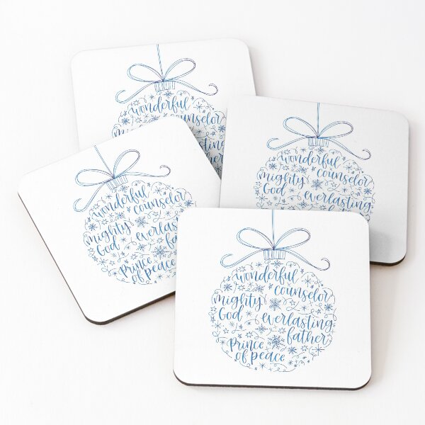 Item preview, Wonderful, counselor Christmas bauble (Blue)  designed and sold by Rebecca Claire Designs.