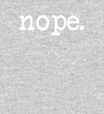 Funny Nope Text Saying Kids Pullover Hoodie