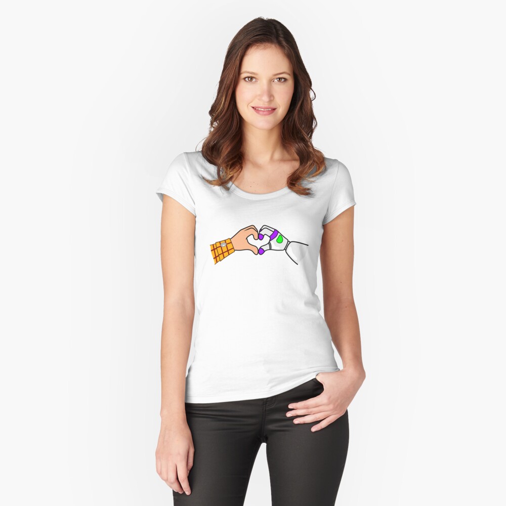 Item preview, Fitted Scoop T-Shirt designed and sold by MrPieCrust.