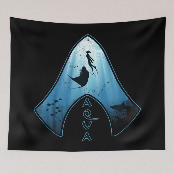 Item preview, Manta rays and free divers designed and sold by NicGrayGraphic.