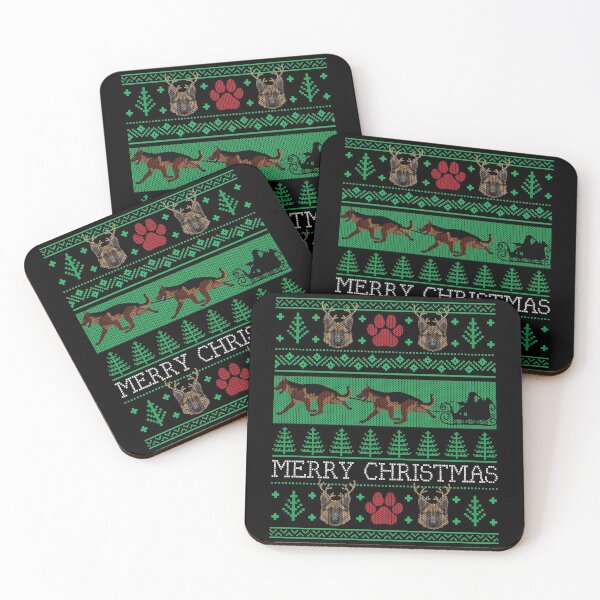 Item preview, Christmas German Shepherd Dog Lovers Owners Ugly Christmas Sweater  designed and sold by mrsmitful.