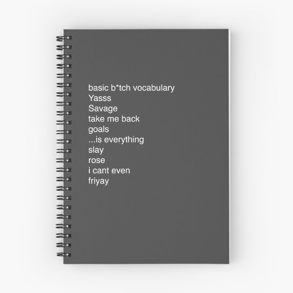Item preview, Basic B*tch Vocabulary designed and sold by Primotees.